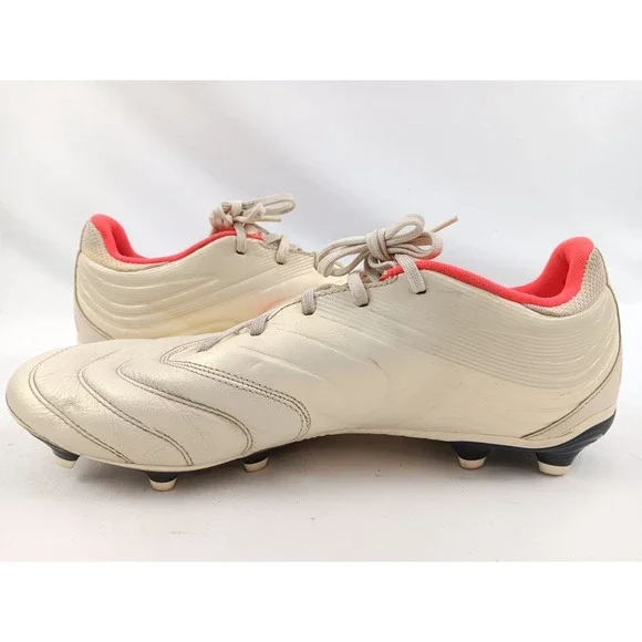 Adidas Copa 19.1 FG Soccer Cleats Size 11 Firm Ground Red Stripes Ivory Football